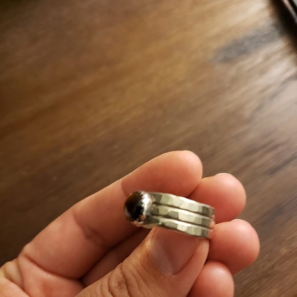 Vintage Sterling Silver Tigers Eye Ring